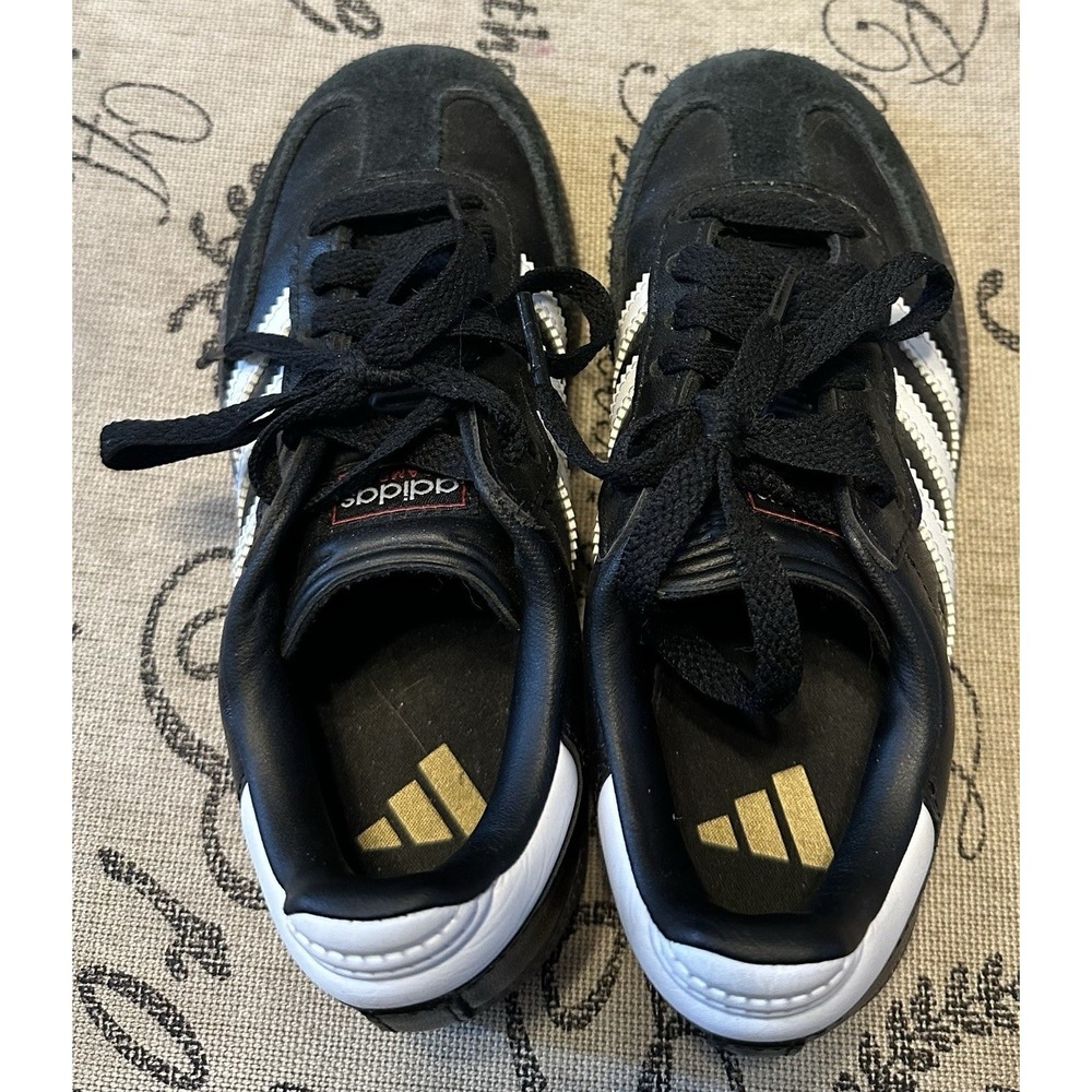 Adidas Samba Classic Youth Size Kids 13.5 Black Gum Casual Shoe Sneaker - Picture 5 of 9